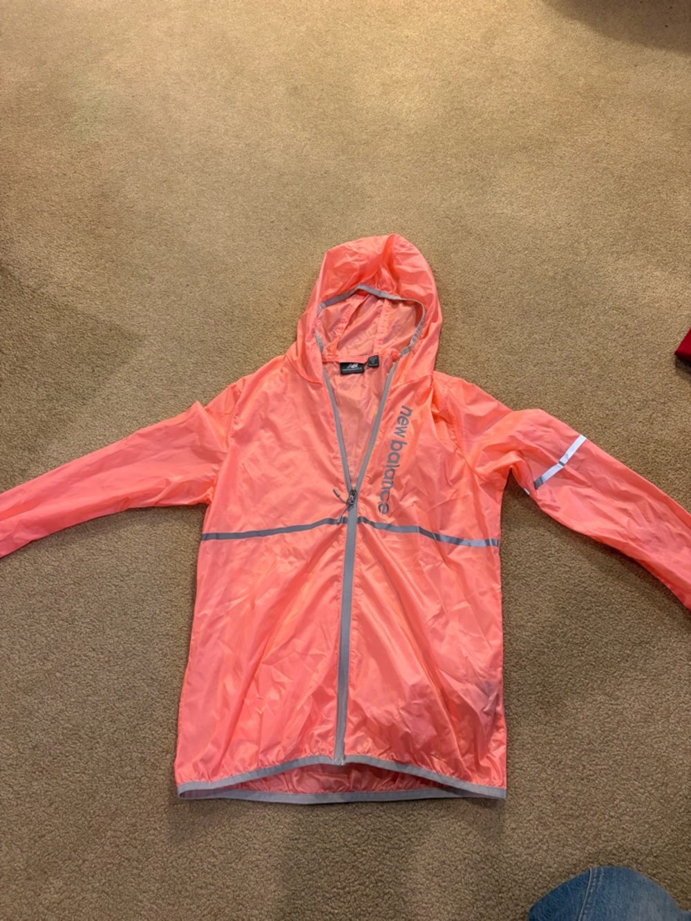 New Balance Hot Pink Hooded Windbreaker Shell